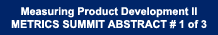 Measuring R&D Product Development Metrics